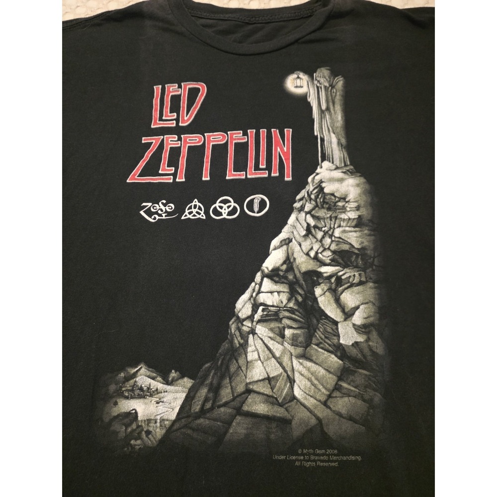 led zeppelin t‎ shirt vintage xl